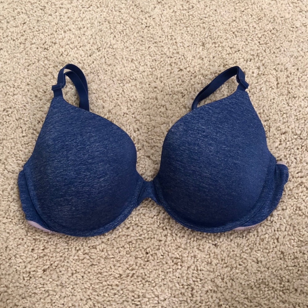 Uplift Semi Demi Victoria Secret Bra Blue